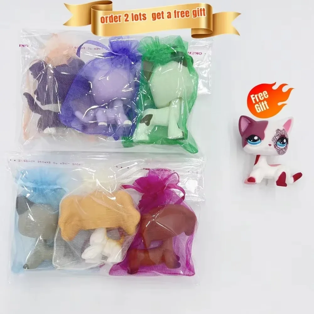 Raro animal de estimação original littlest pet shop Bobble head toy great dane cães # 577 # 750 # 1493 # 184 coleção de presentes brinquedo antigo original lps