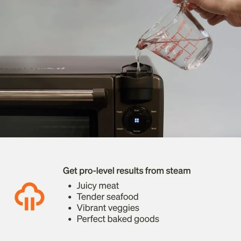 Tovala Smart Oven  Countertop Convection Oven - Steam, Toast, Air Fry,   Reheat - Smartphone Control Steam Air Fryer Oven