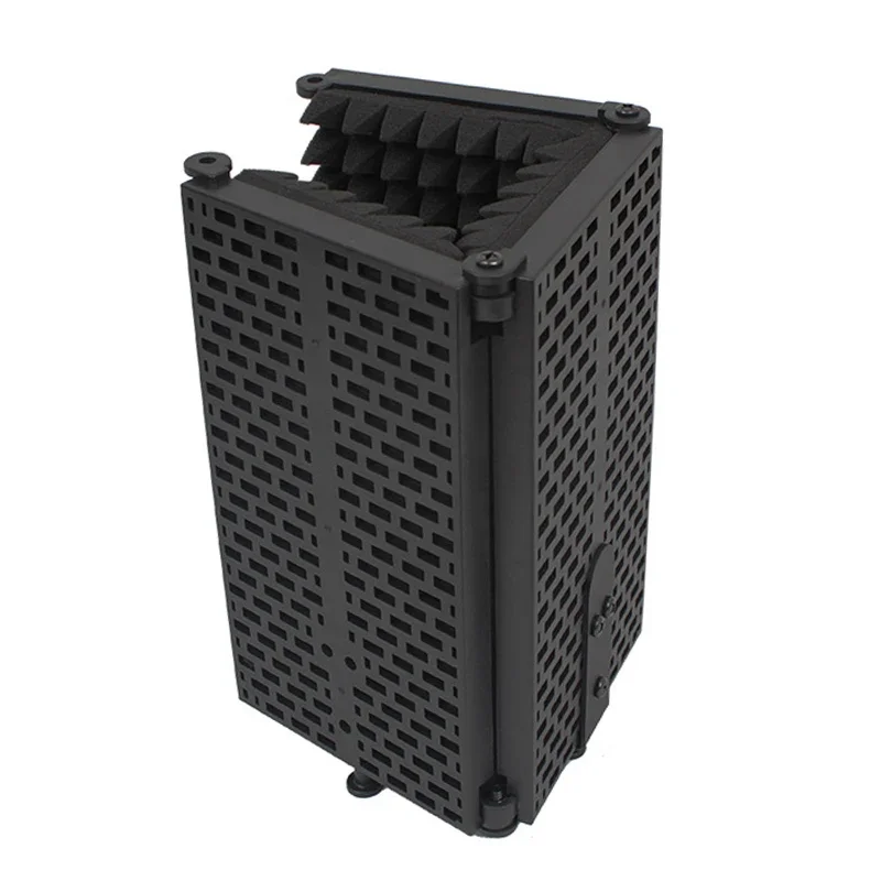 3 Door Soundproof Panel Acoustic Isolation with high quality foam microphone isolation shield noise reduction