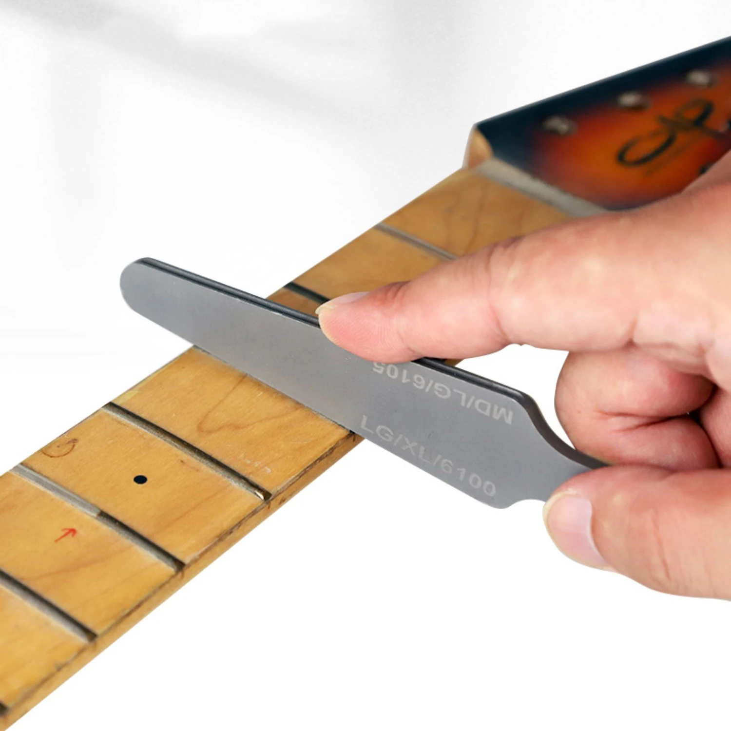1PC Guitar Repair & Sanding Tools Fret File For Grinding Crowning File Luthier Tool Double-Sided Fret Leveling Tool Guitar Tools