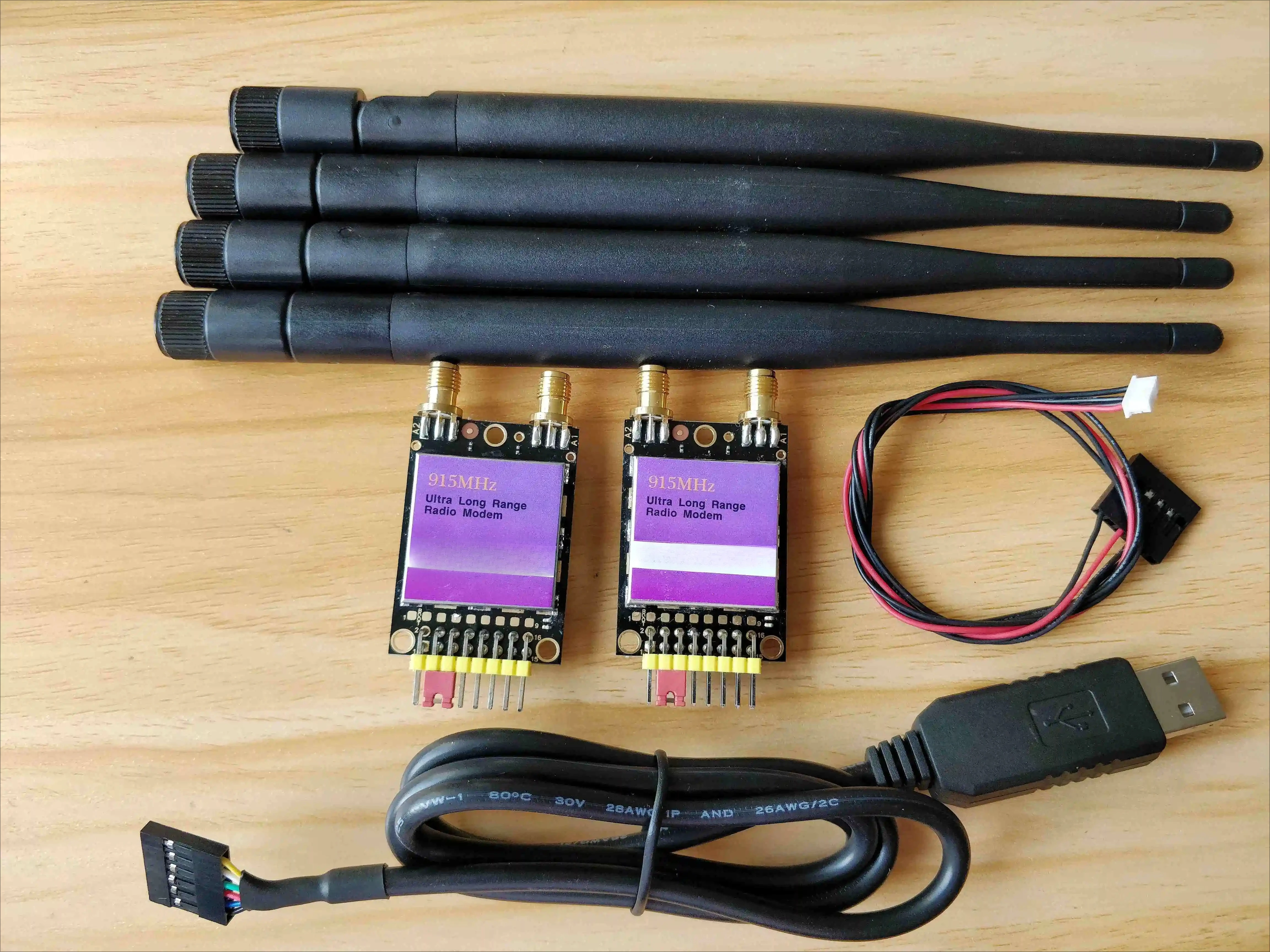 RFD900 (RFD900+) V2 Drone Telemetry Radio Modem, Long‑Range Wireless Data Transmission Module For UAV Flight Controller