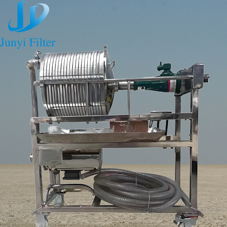 Steel Multi-layer Filter Press for Wine Precision Filtration Food Grade Small Stainless