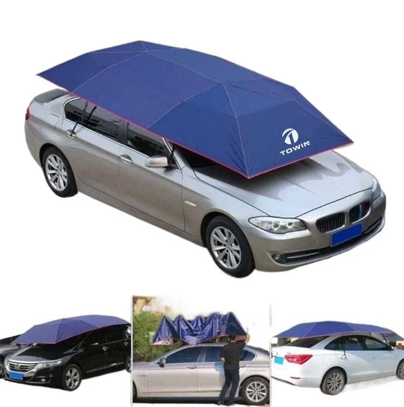 

Durable Polyester Sun UV Snow Protection Car Top Cover Car Umbrella