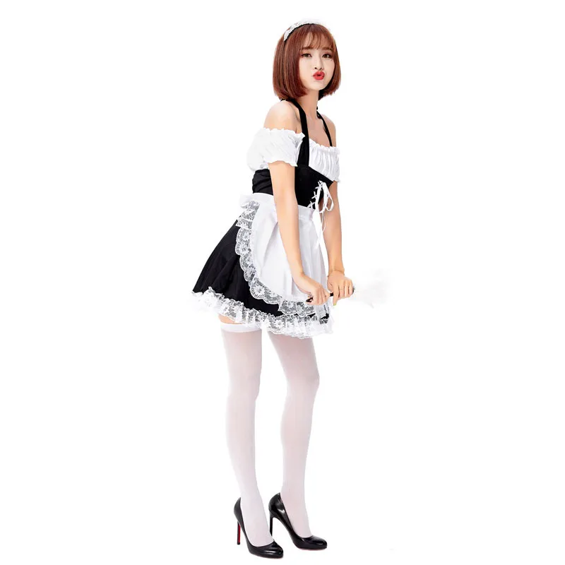 Loween Par Sweet Fem Maid orm المئزر دكتور لايف بروجيلي أداء زي ساحر فتاة المدرسة orm Sle