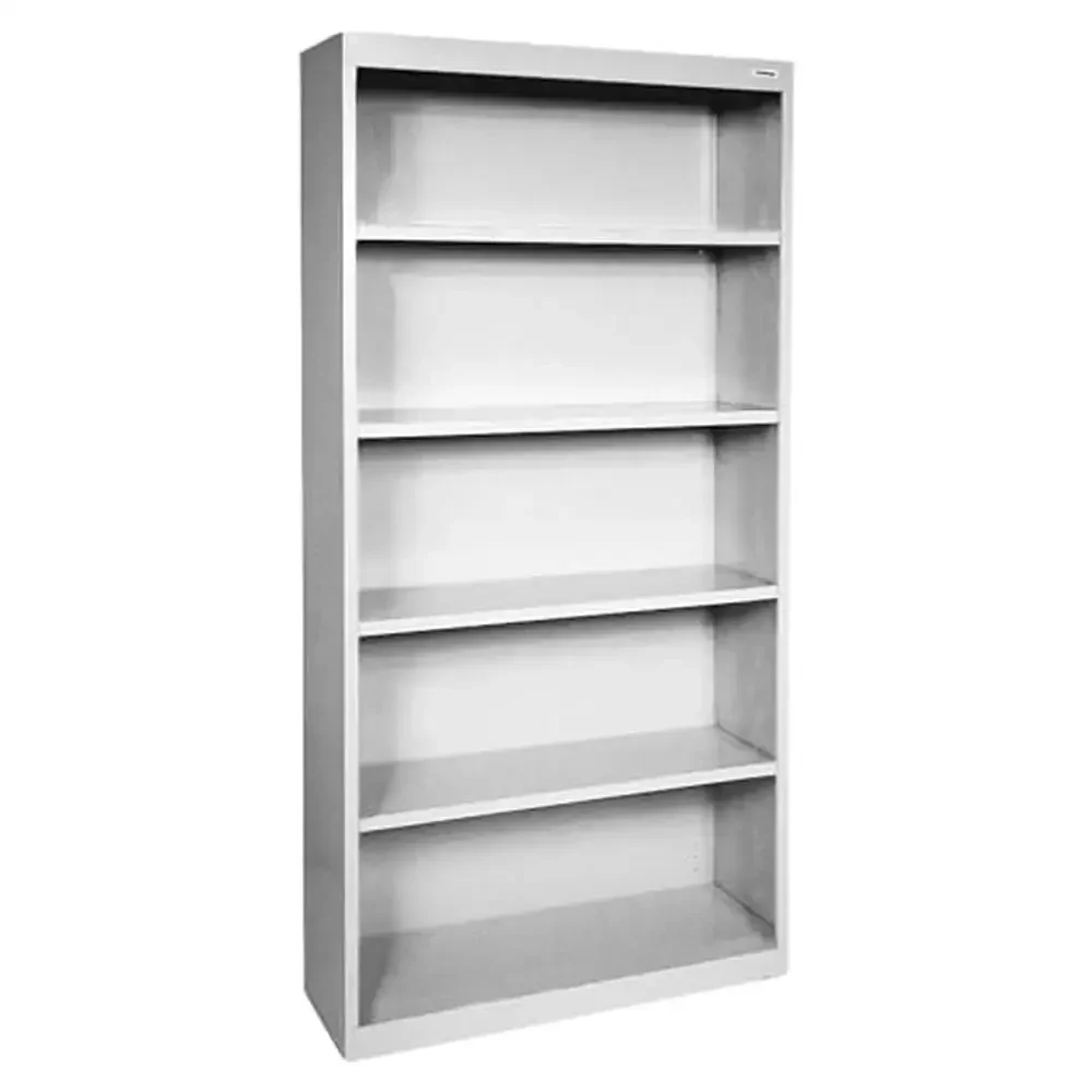 Adjustable Steel Barrister Bookcase 5 Shelves Office Room Recycled USA 72