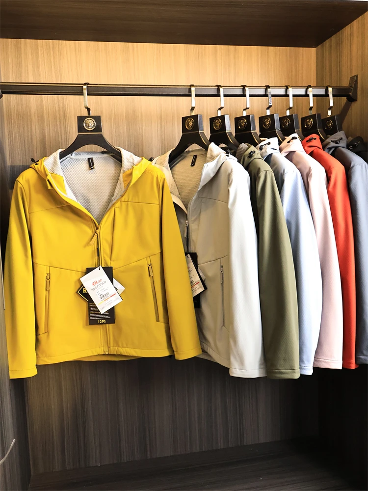 

Уличная функция, повседневная куртка с капюшоном на подкладке Thiened Fce для мужчин, теплая спортивная подставка из полиэфирного волокна, осень-зима