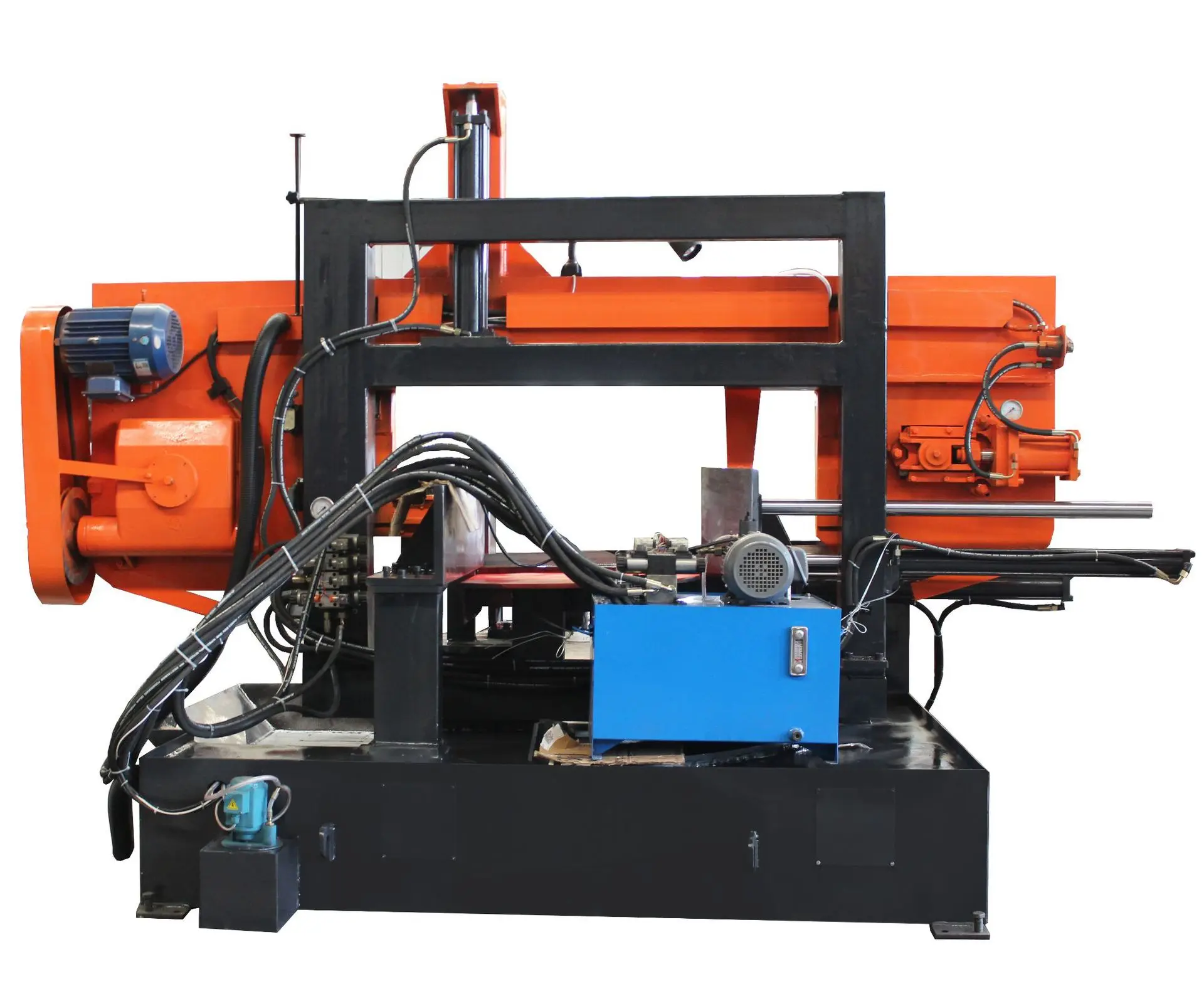 Automatic Metal Cutting Band Saw Machines High-quality Semi-automatic Bandsaw Horizontal Band Sawing Machine 2.2KW