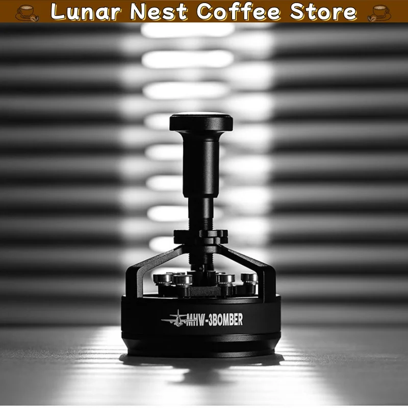 Mhw-3bomber Yu Cyclone Wdt Tool 58mm Espresso Distribution Needle Stirrer With 14 Pins 0.25mm Anti-Clumping Barista Accessory