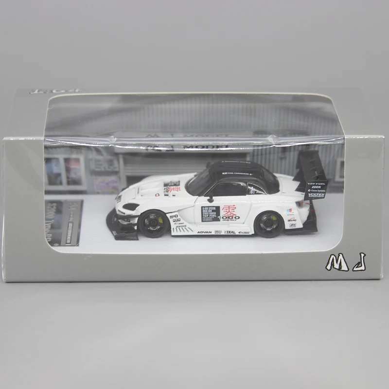 MJ 1/64 S2000 Type-RR AP1 เรซิ่นของเล่นมอเตอร์โลหะDiecastรุ่นของขวัญ