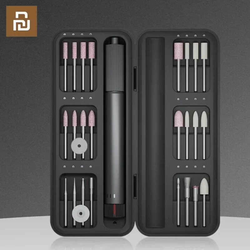 Xiaomi Duka Atuman Mini Broca Elétrica Grinder Carving Pen Velocidade Variável Rotary Gravador Caneta Polimento Angle Grinder Ferramenta Mão