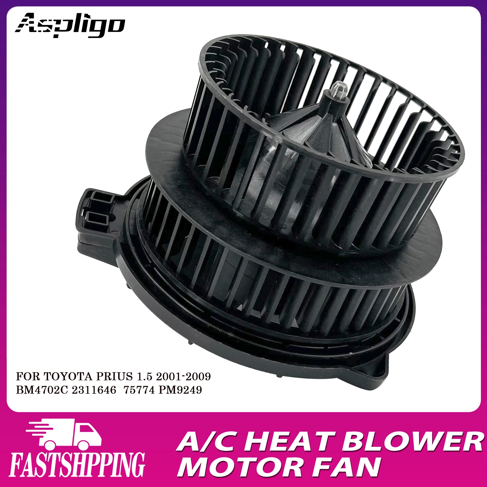 

Aspligo новый вентилятор переменного тока обогревателя для Toyota Prius 1.5 2001-2009 2001 2002 BM4702C 2311646 75774 PM9249