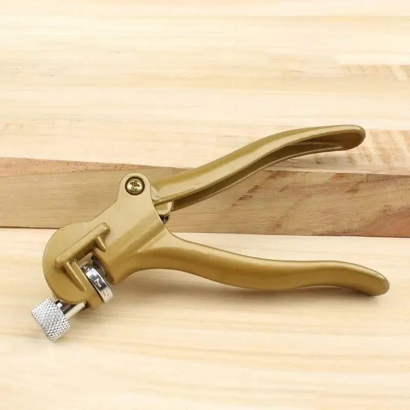 Portable Saw Teeth Setting Puller Kit with Anvil Design Durable Hand Crimping Pliers Woodworking Saw Blade Adjustment Tool