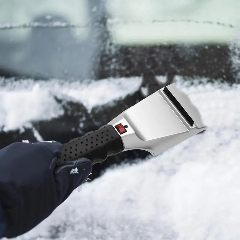 Ice Scraper For Car Lightweight And Comfortable Electric Heating Car Snow Shovel Windshield Defrosting Cleaning Tool For Trucks