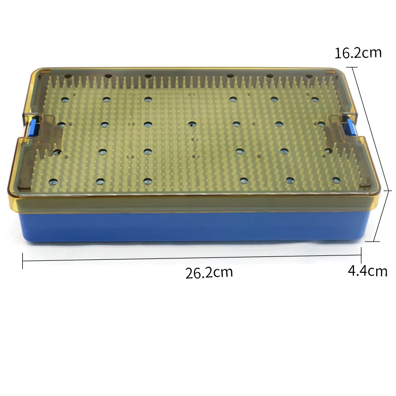 Siliconen sterilisatiekoffer voor het vasthouden van instrument Desinfectiedoos sterilisatiekoffer