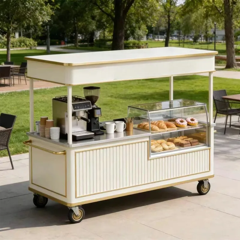 t iron stall car Multifunctional night market Mobile dining car Internet celebrity stall cart stall special snack car