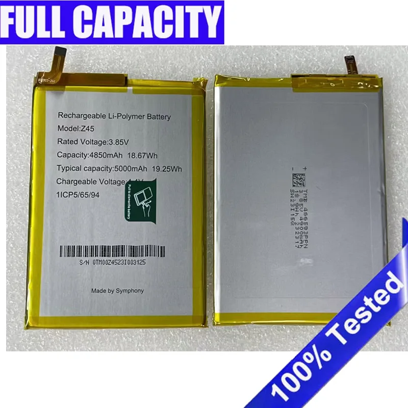 

Совершенно новый аккумулятор для замены мобильного телефона Z45 1ICP5/65/94