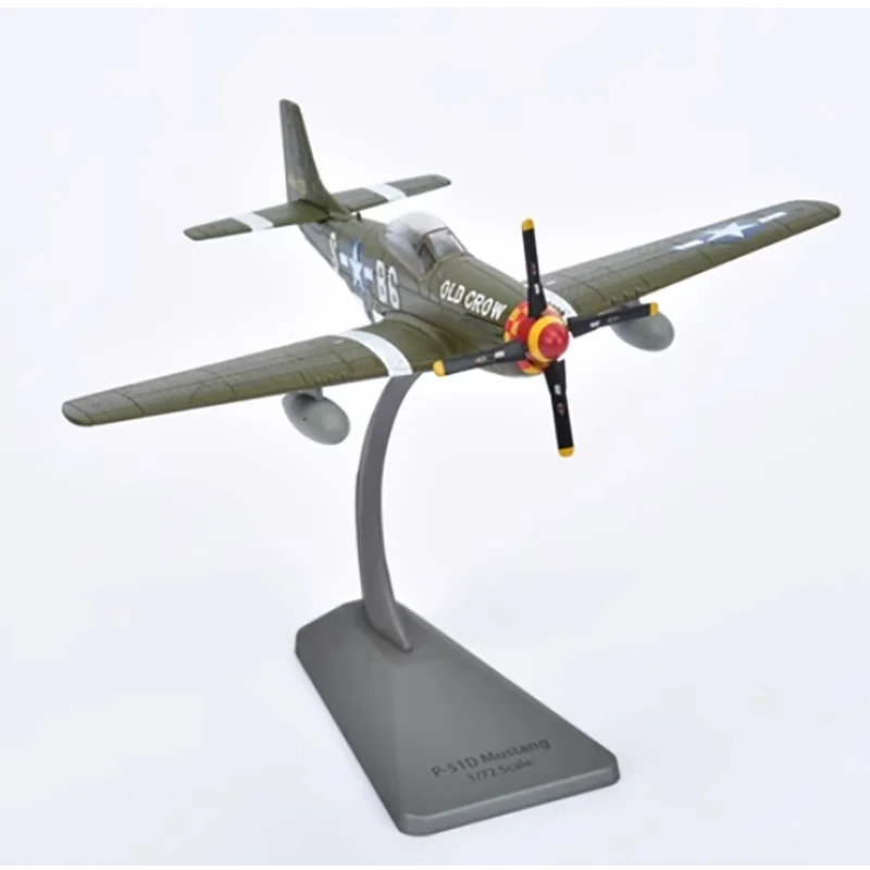 

1:72 Scale WWII Army Aviation P-51D Military fighter P51 alloy finished aircraft simulation model Static decoration Souvenir