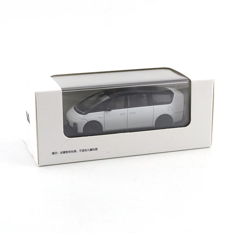 Li Auto MEGA 1/64 Car Alloy Motor Vehicle Diecast Metal Model Kids Toys for Boys Friends Gifts Collect Ornaments