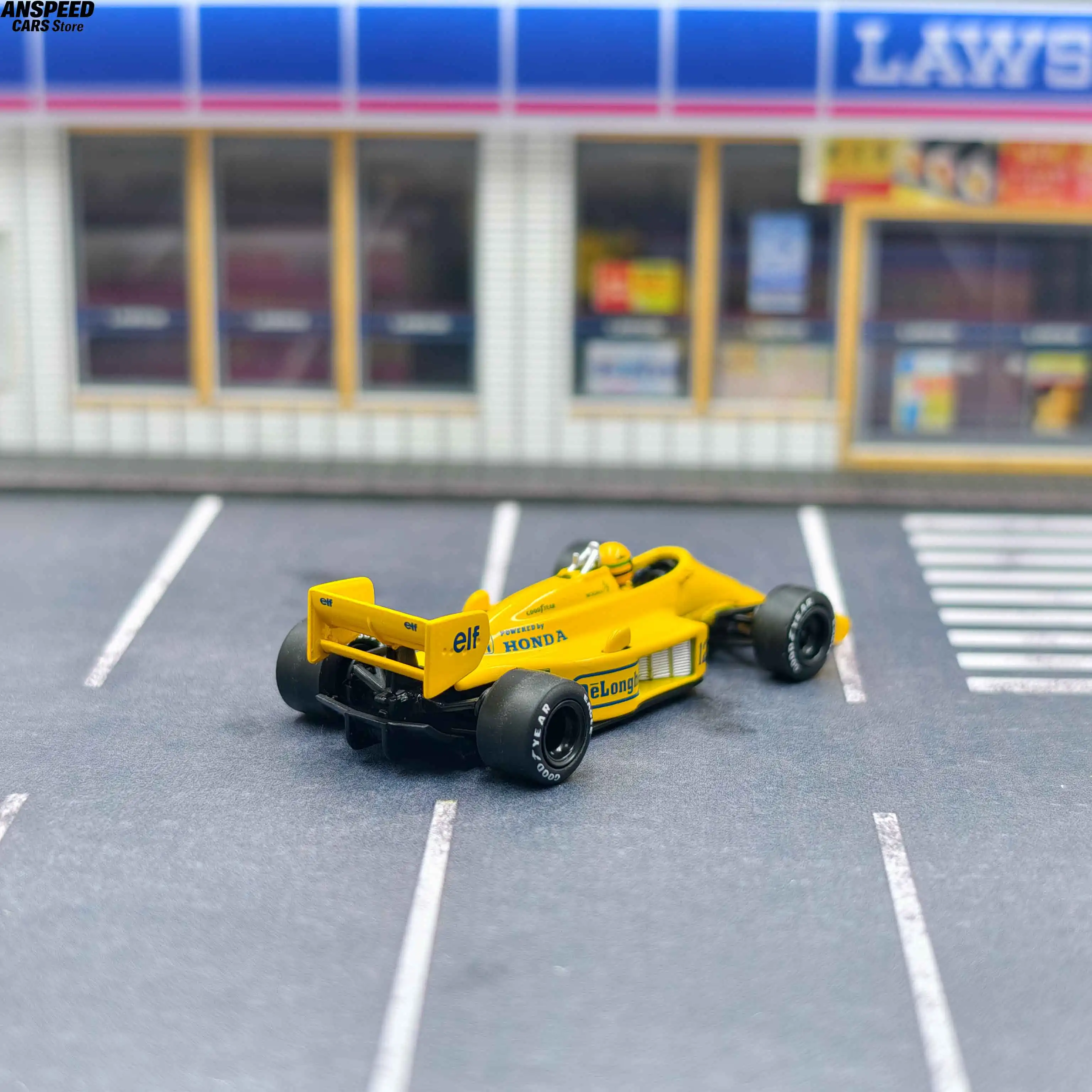 MINI GT 1:64 Lotus 99T #12 Ayrton Senna 1987 Monaco F1 Grand Prix Winner Diecast Collectible Model Car Limited Edition MGT01088. view 5