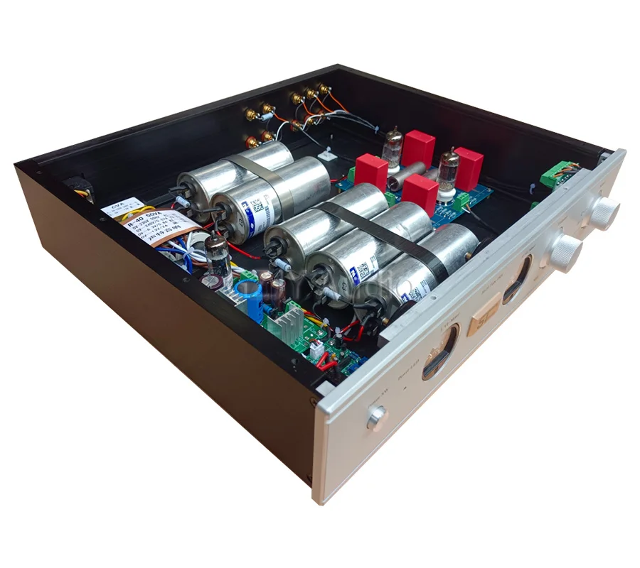 المكثفات المغمورة بالزيت الراقية 6Z4/6X4/12AX7/12AT7 قاعدة مضخم أنبوب الإلكترون على ماتيس Preamp #1