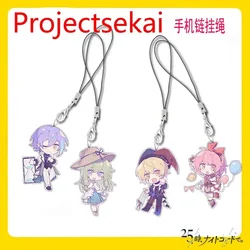 Anime Feat Kamishiro Rui Tenma Tsukasa 25 Nightcord Acrylic Cell Phone Pendant Keychain Car Hanging Gift