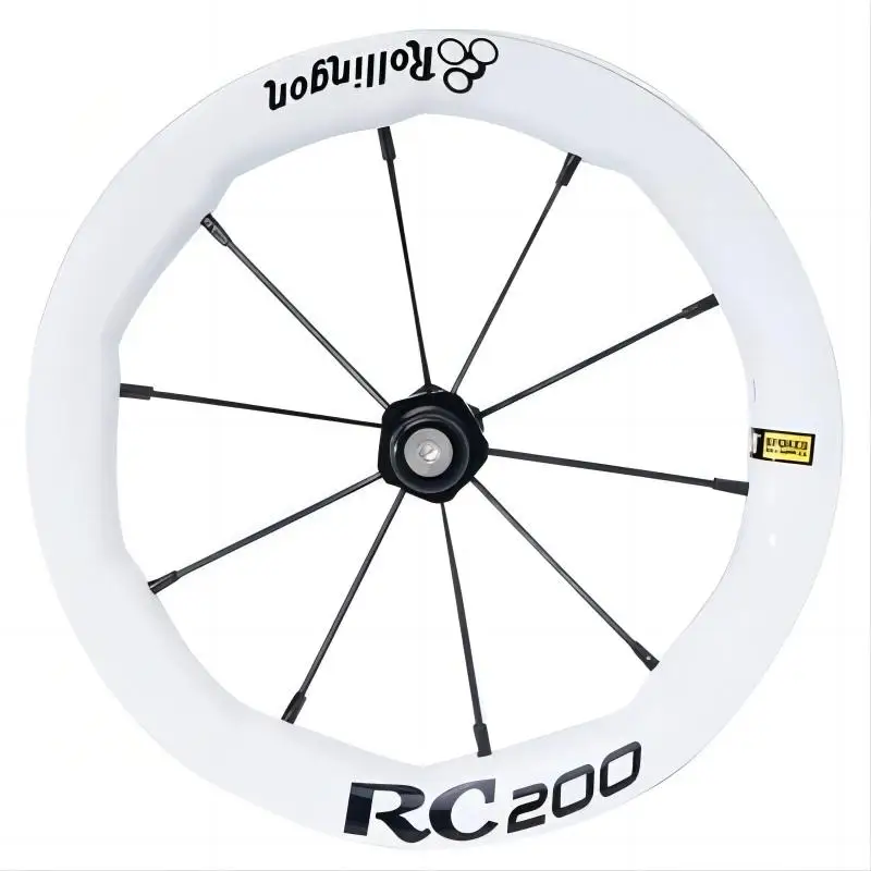 Rollingon RC200 Wheel Set Carbon Fiber Tire Children's Balance Bike 12 inch Tube Ultra Light Wave Rim Modified Parts