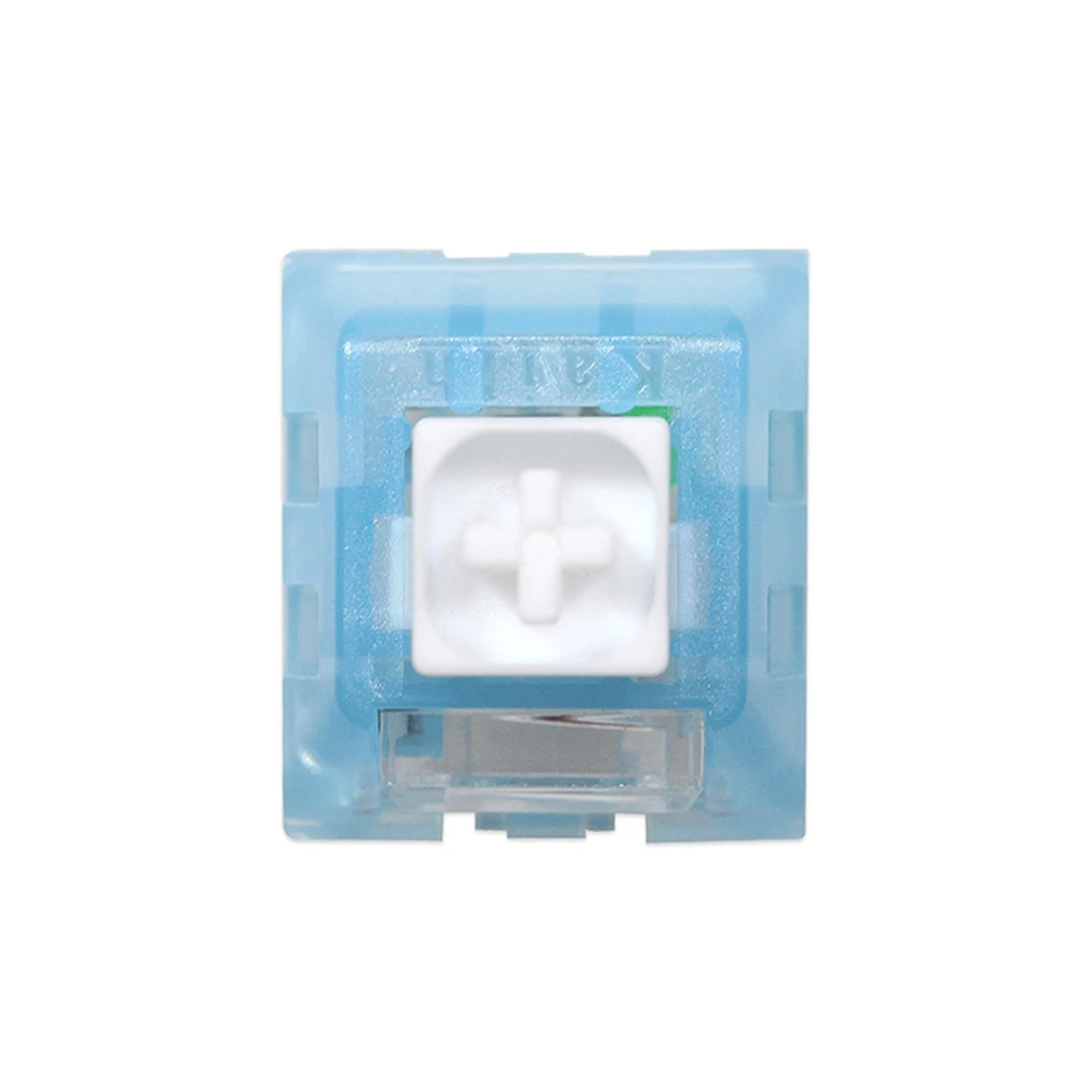 Imagem -04 - Kailh-arctic Fox Clicky Tátil Pom Hot-plug Custom Interruptores de Teclado Mecânico Guia de Luz de Alta Penetração Pinos Caixa