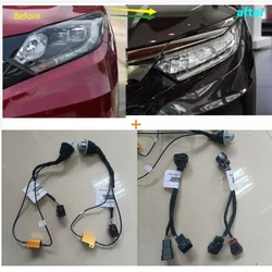 CZMOD Car Headlight Modification Upgrade Special Car Wiring Harness For Honda 18-21 VEZEL From LED To LED Plug And Play