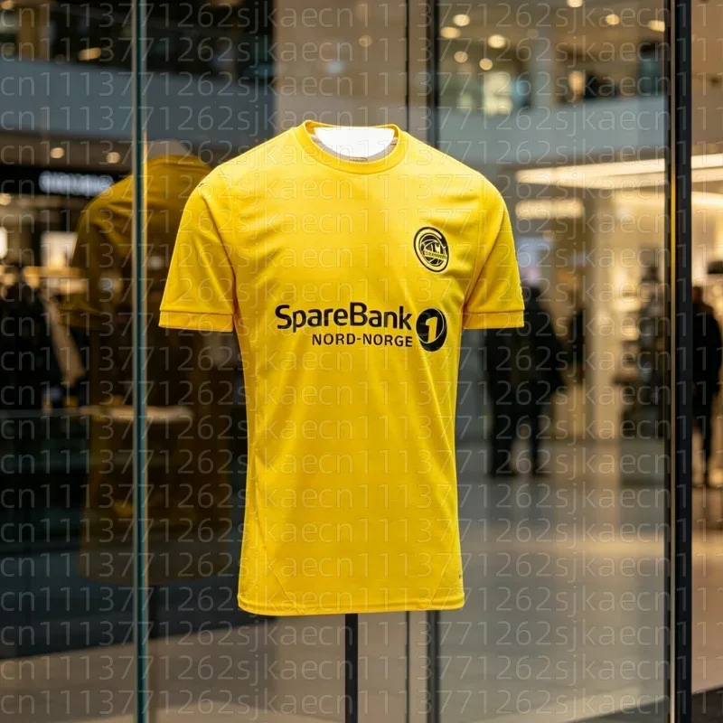 Camisa de Futebol Noruega 2026 HAUGE # Camiseta de Futebol Amarela para Homens e Crianças, Camiseta de Futebol Familiar, Secagem Rápida Y2K