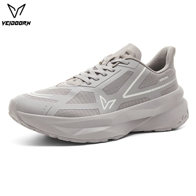 

Veidoorn Running Shoes for Men Breathable Mesh Lightweight Professional Training Shock Absorption Non-Slip Casual Sports Shoes
