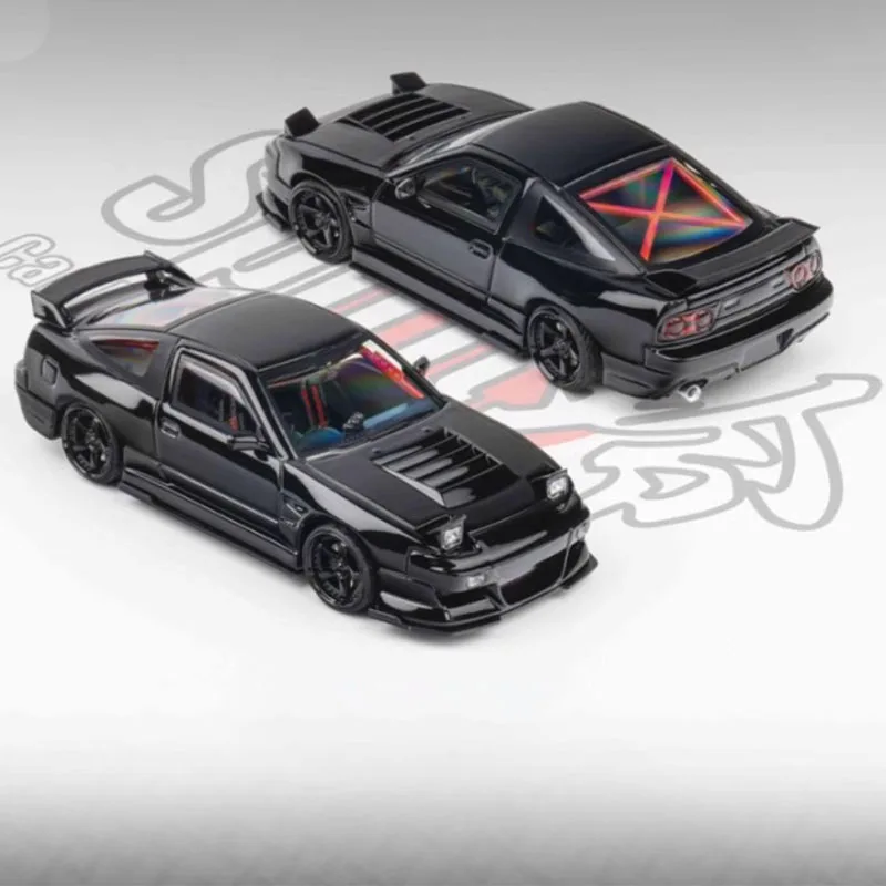 

1:64 Scale 180SX Spirit Miyabi Simulation Alloy Car Model Static Display Collectible Toy Gift Souvenir Decoration Ornament