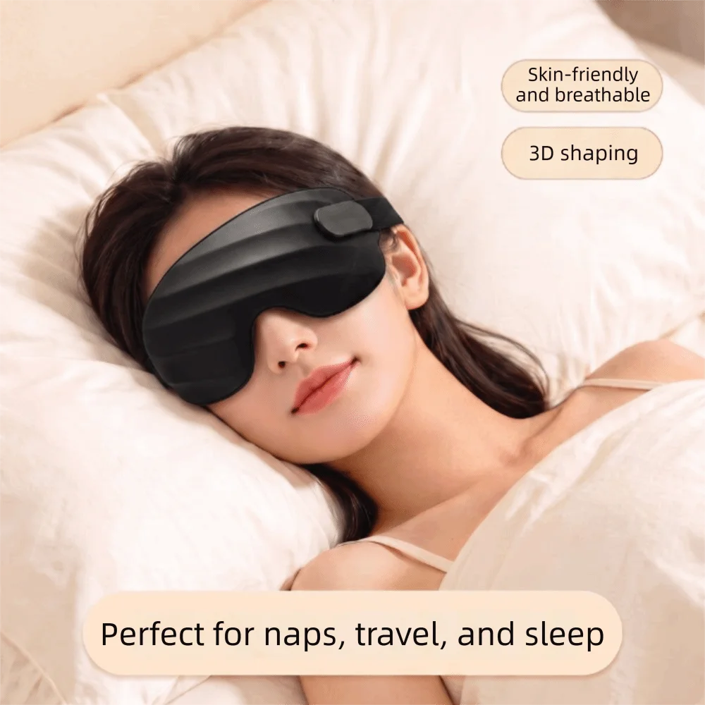 Relaxing 3D Stereoscopic Eye Mask Block Out Light Full Shading Sleep Aid Mask Portable Comfortable Sleeping Mask Sleep