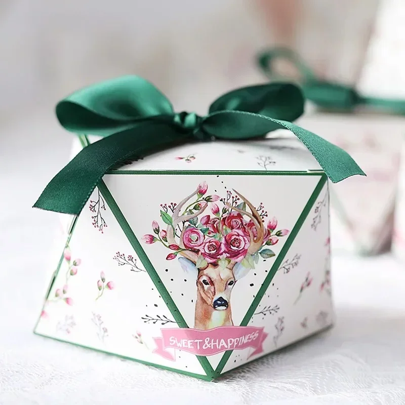 

Deer / starry sky / ocean theme / Flamingos / Unicorn Candy Boxes Wedding Favors Gift Box Party Chocolate bag