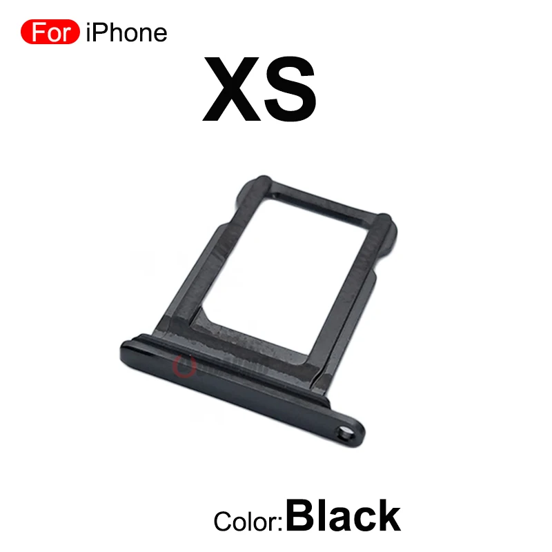 1Pcs Schwarz Silber Gold Sim Tray Card Slot Für iPhone X XS Ersatz Teile