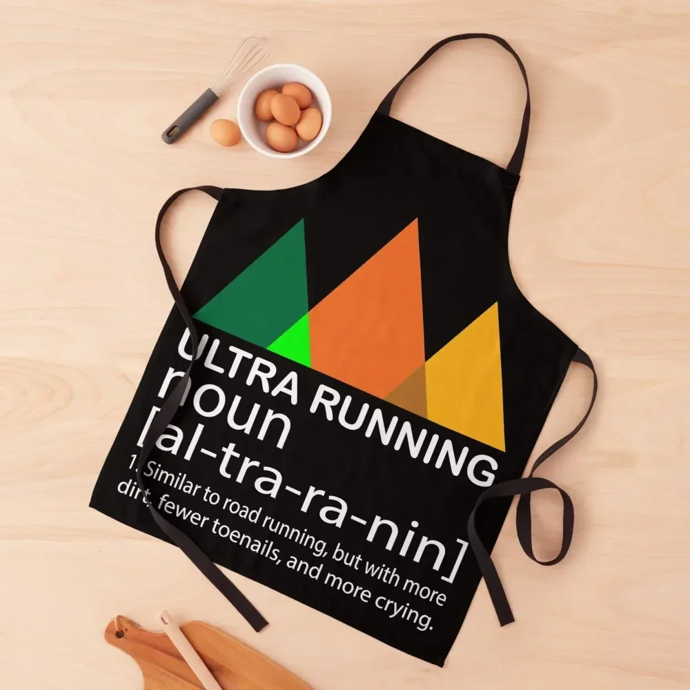 

Ultra Running Design For Ultra Marathon Lover Apron Sexy Hairdressing Hairdresser Accessories Apron