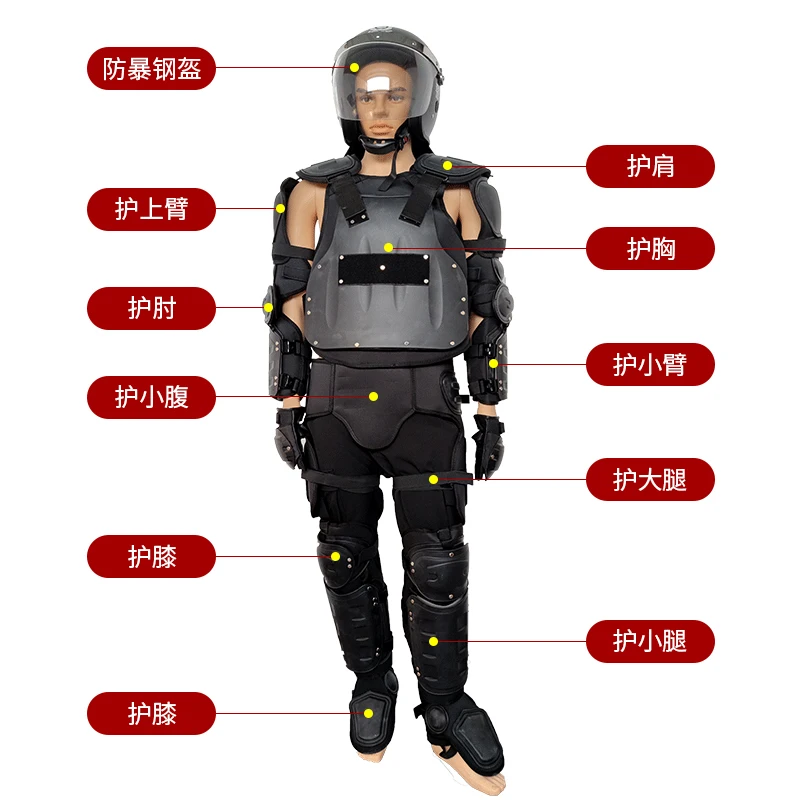 Riot suit, full body riot armor, knife-proof, cut-proof, height-proof and tough anti-terrorism