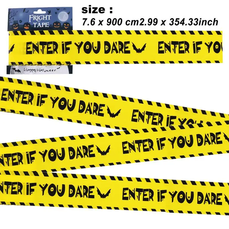 Halloween Caution Tape Safety Signs Caution Fright Tape Halloween Danger Tape Crime Scene Tape Warning Tape Halloween