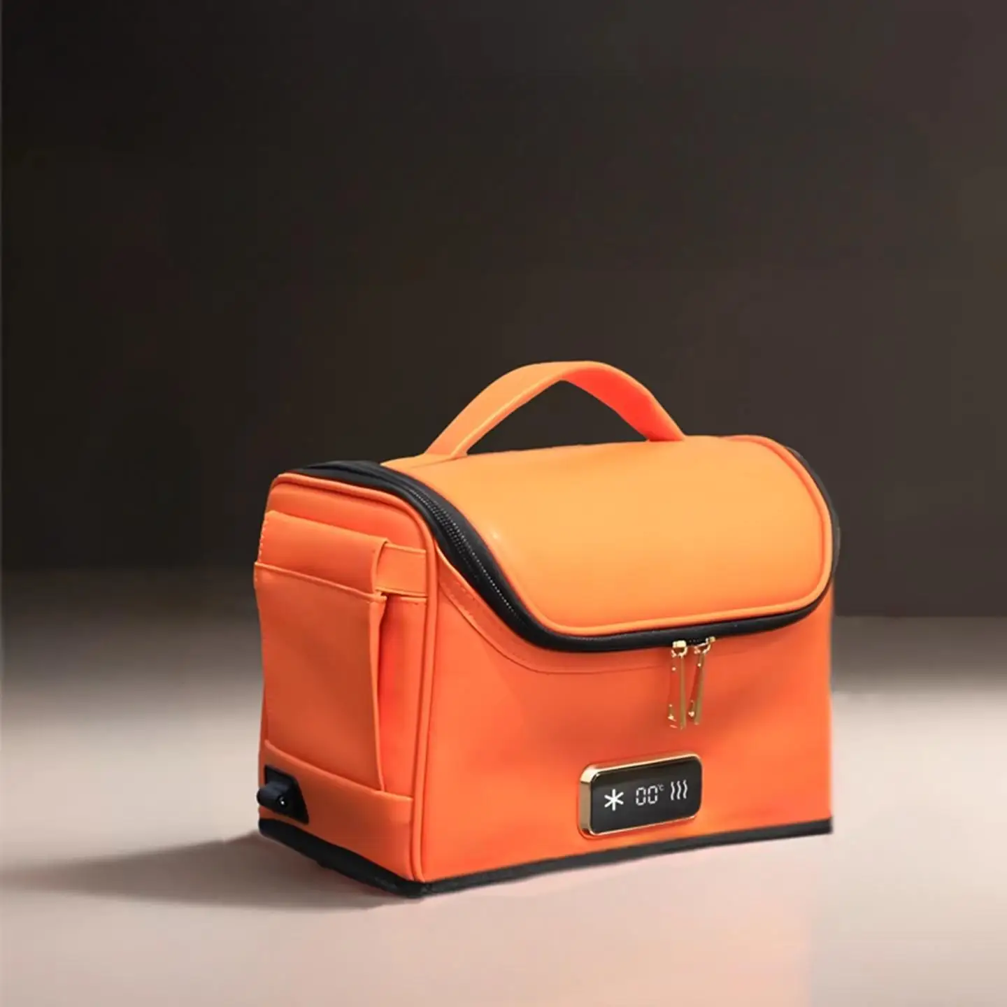 Pu Leather Hot and Cold Bag DC Electric Cooler Warmer Portable Fashionable Women's Handbag High-end Car Accessory