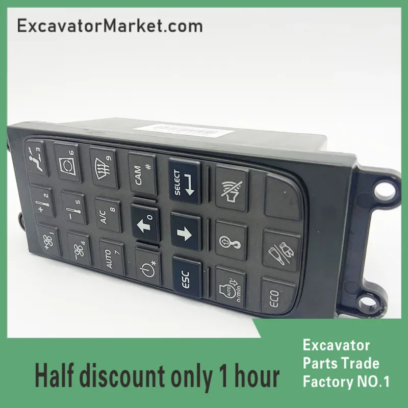 

Excavator Accessories VOE14594714 Excavator Switch Panel EC480D EC380D EC300D Air Condition Control Panel 14594714