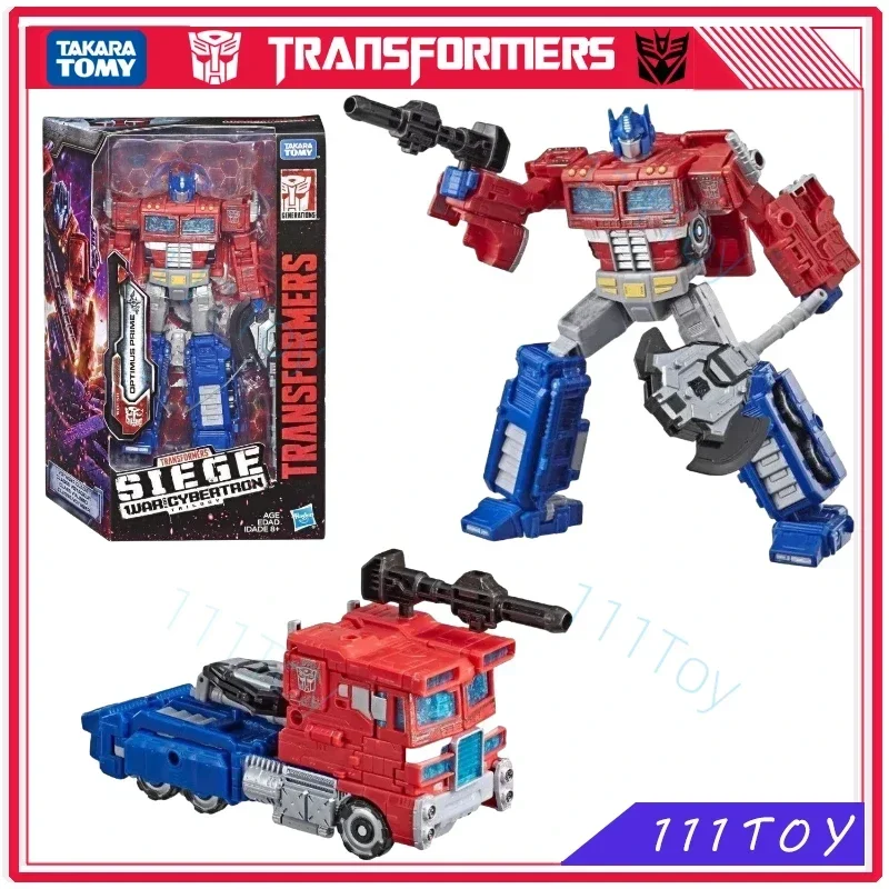 In Stock Transformers Toy War for Cybertron Siege WFC-S11 Optimus Prime  Anime Figures Robot Toys Action Figure Gifts Hobbies