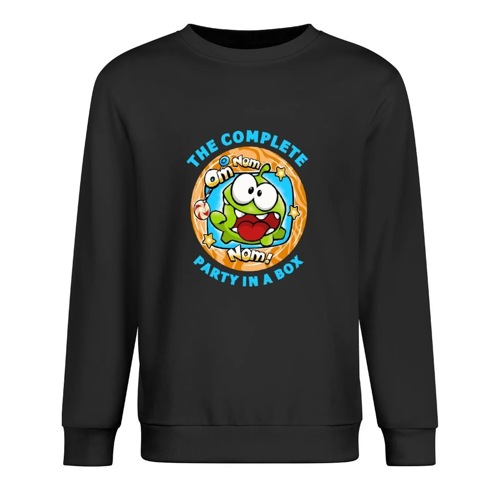 

OM NOM Pullover autumn clothes japanese style anime clothing graphic t shirts men men's sweatshirts