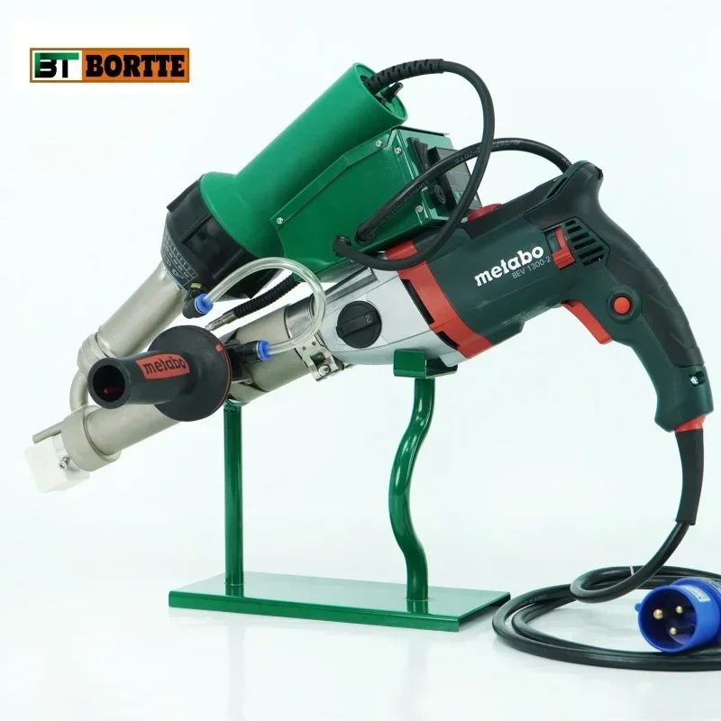 Hand Extrusion Welder 1600W Dual Heating System PP HDPE LDPE Pipe Welding Machine