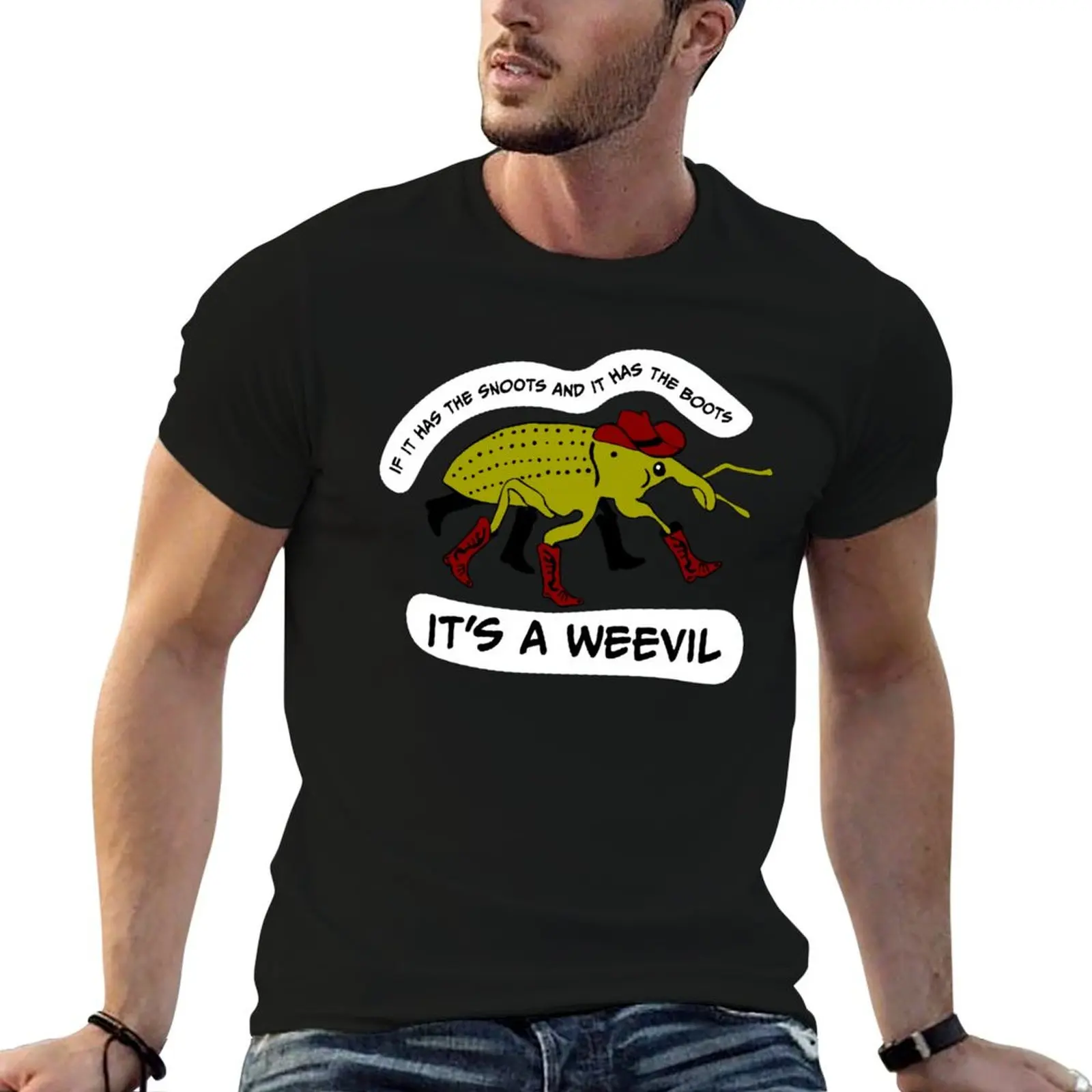 Boots Snoots Weevil T-Shirt plus size tops graphic t shirts designer shirts mens graphic t-shirts