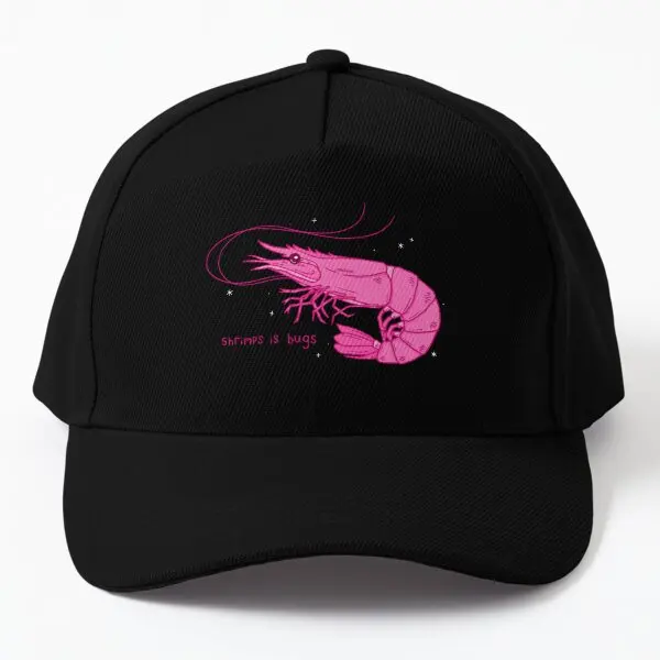 Shrimps Is Bugs  Baseball Cap Hat Solid Color Summer Sun Hip Hop Snapback Spring  Casual Mens Women Bonnet  Casquette Outdoor