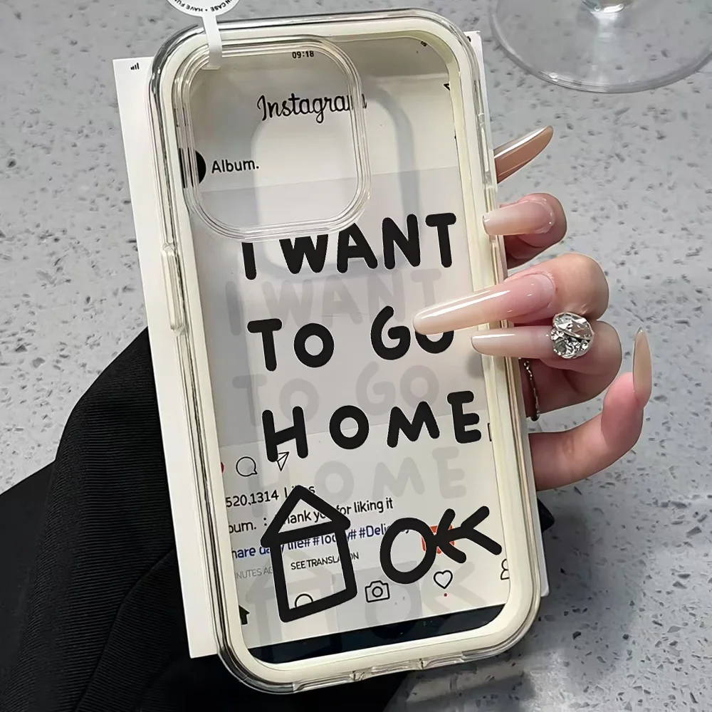 Funny Letter Phone Case For Samsung Galaxy S26 Ultra S25 S24 Plus s22 s23 Plus FE A57 A54 A55 A35 A36 A37 A16 5G Clear Cover