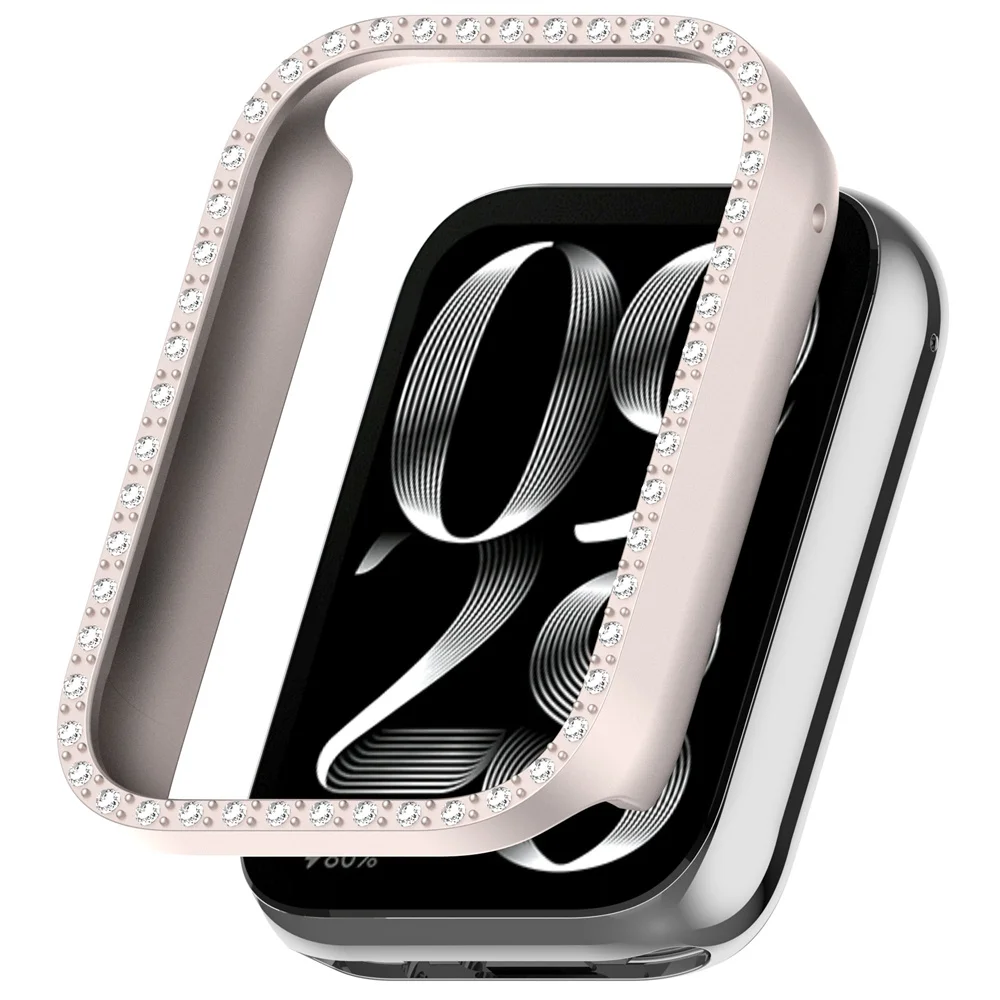 PC-Hohlgehäuse für Xiaomi Mi Band 9 Pro Smartwatch, Diamant-Kristall-Schutzhülle, Zubehör-Ersatz – Detail 10