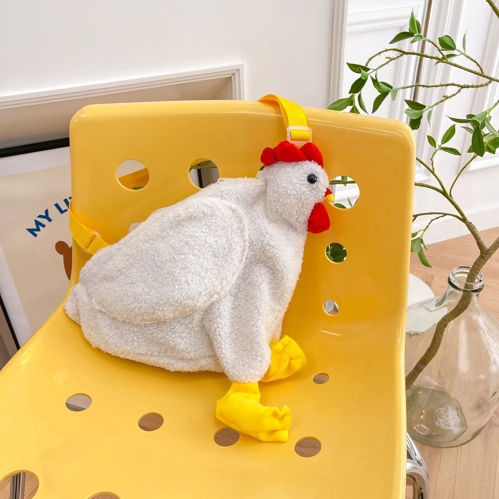 Women Ladies Cute Chicken Mini Chain Bag Shoulder Crossbody Bag Tote Handbag Messenger Luxury Handbags Women Bags view 3