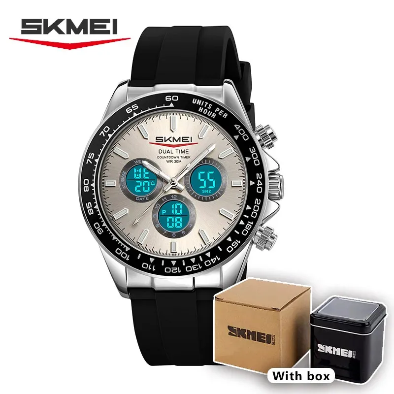 

BusinDisplay StainlSteel Watch Men Wristwatches elites SKMEI 2505