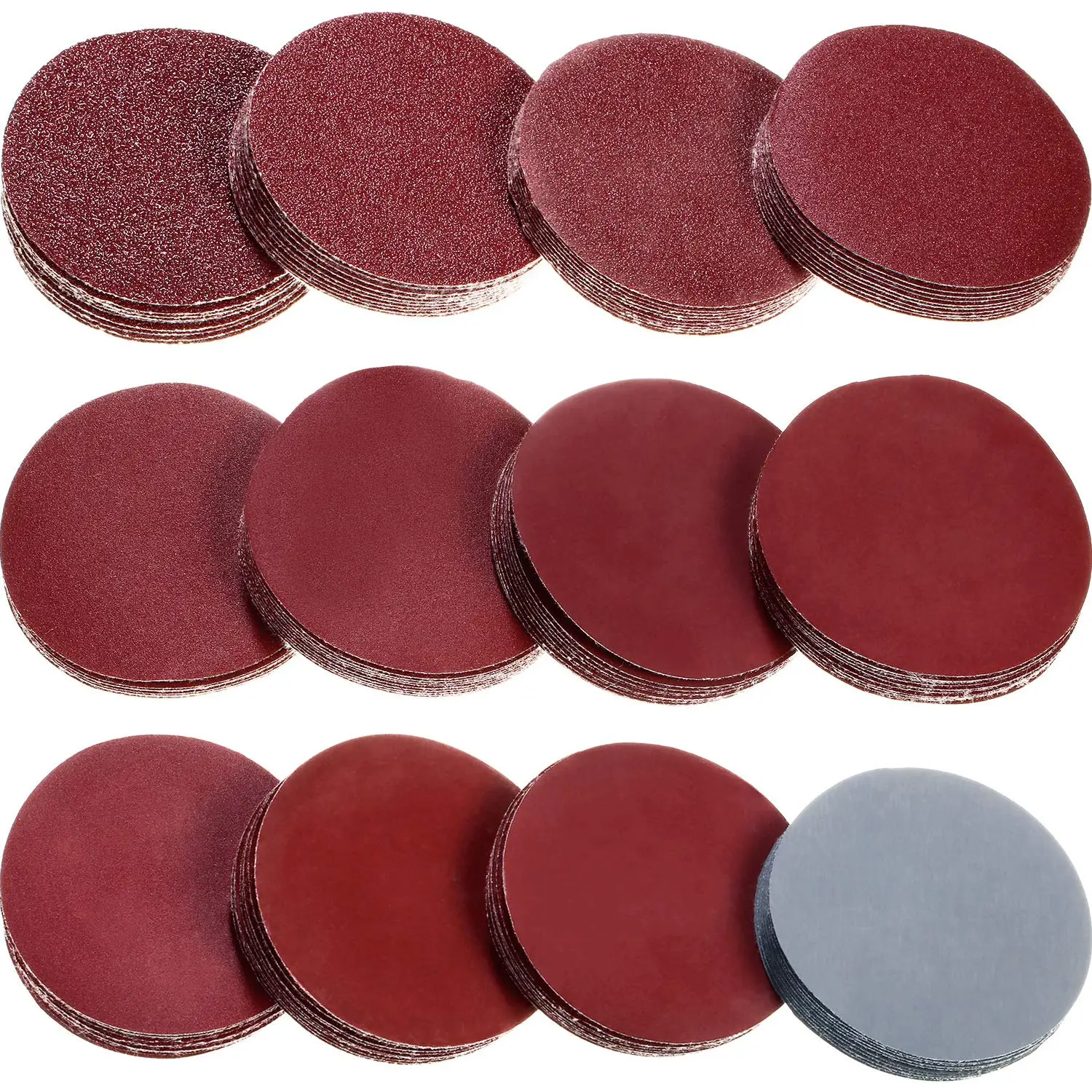 3/4/5/6 Inch Sanding Disc Round Sandpaper Sheet Set Sand Paper Buffing Polishing Pad for Car Polish Sanding Paper