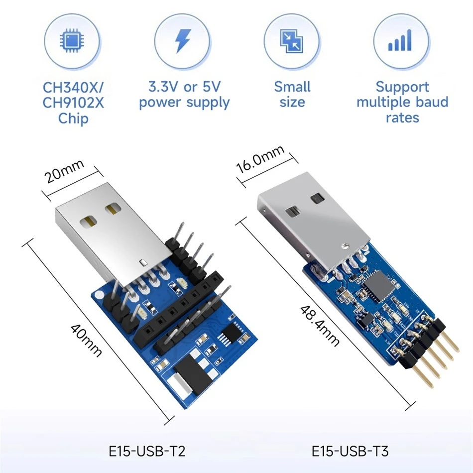 CH340X/CH9102X USB-…